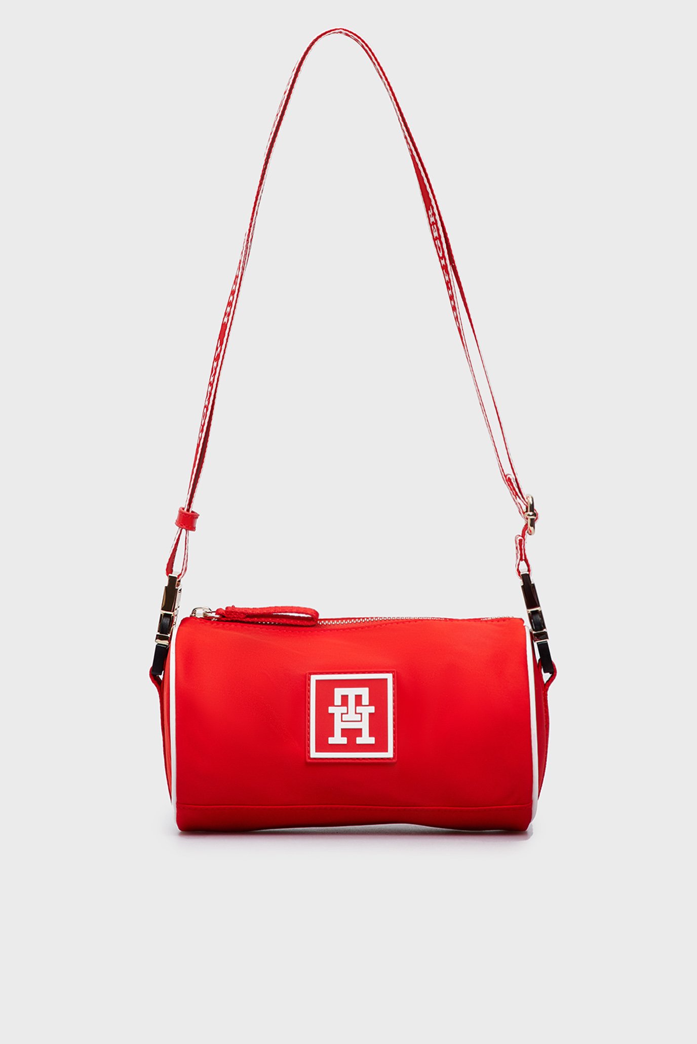 Женская красная сумка TH MONOTYPE NYLON CROSSOVER 1