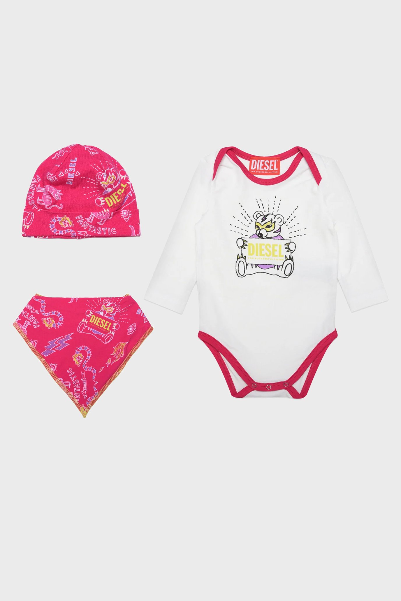 Детский комплект одежды (боди, шапочка) UMPYBOX-NB KIT APPAREL 1