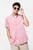 Мужская розовая льняная рубашка