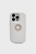 Женский серый чехол для iPhone 14 Pro