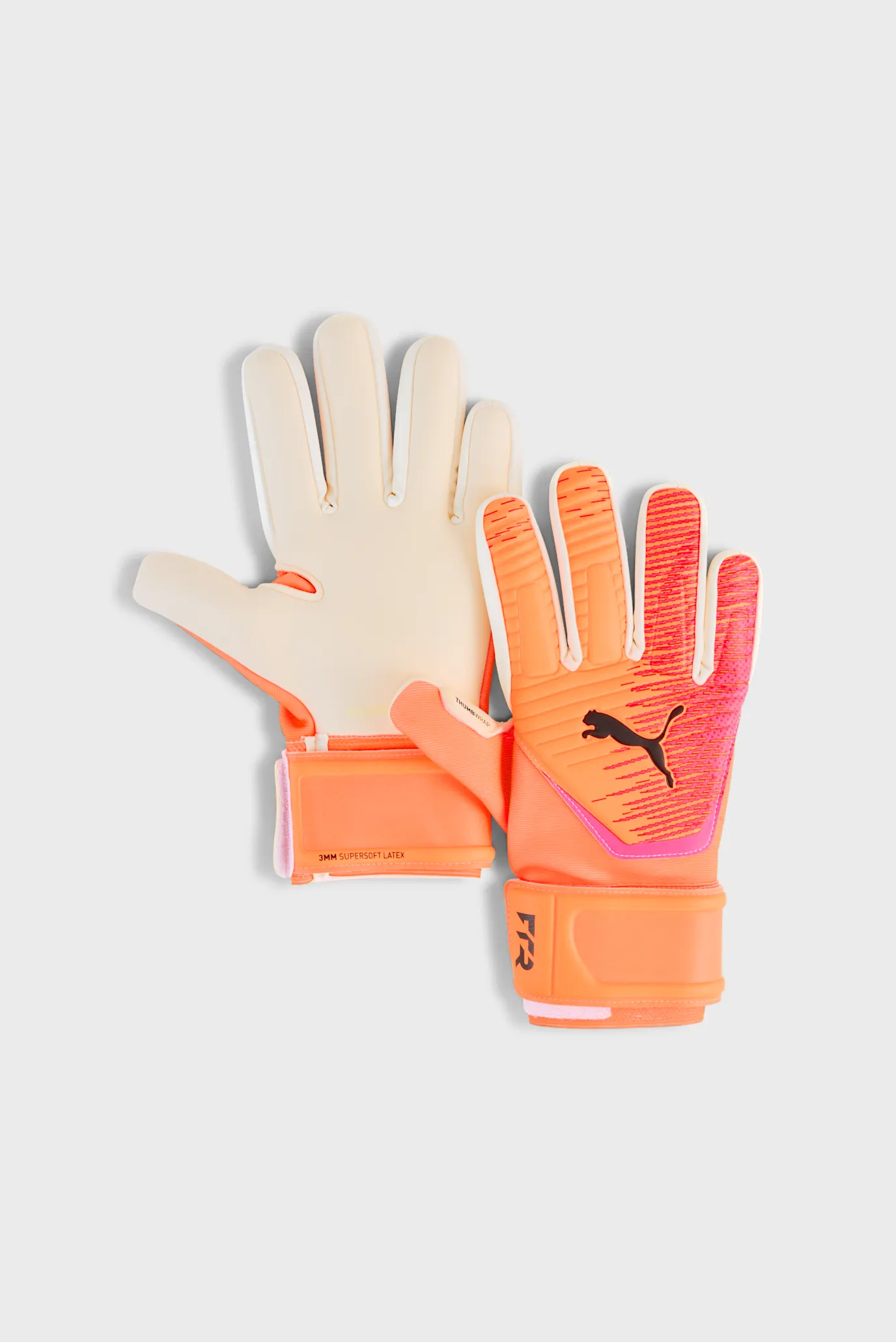 Оранжевые вратарские перчатки FUTURE Match NC Football Goalkeeper Gloves 1