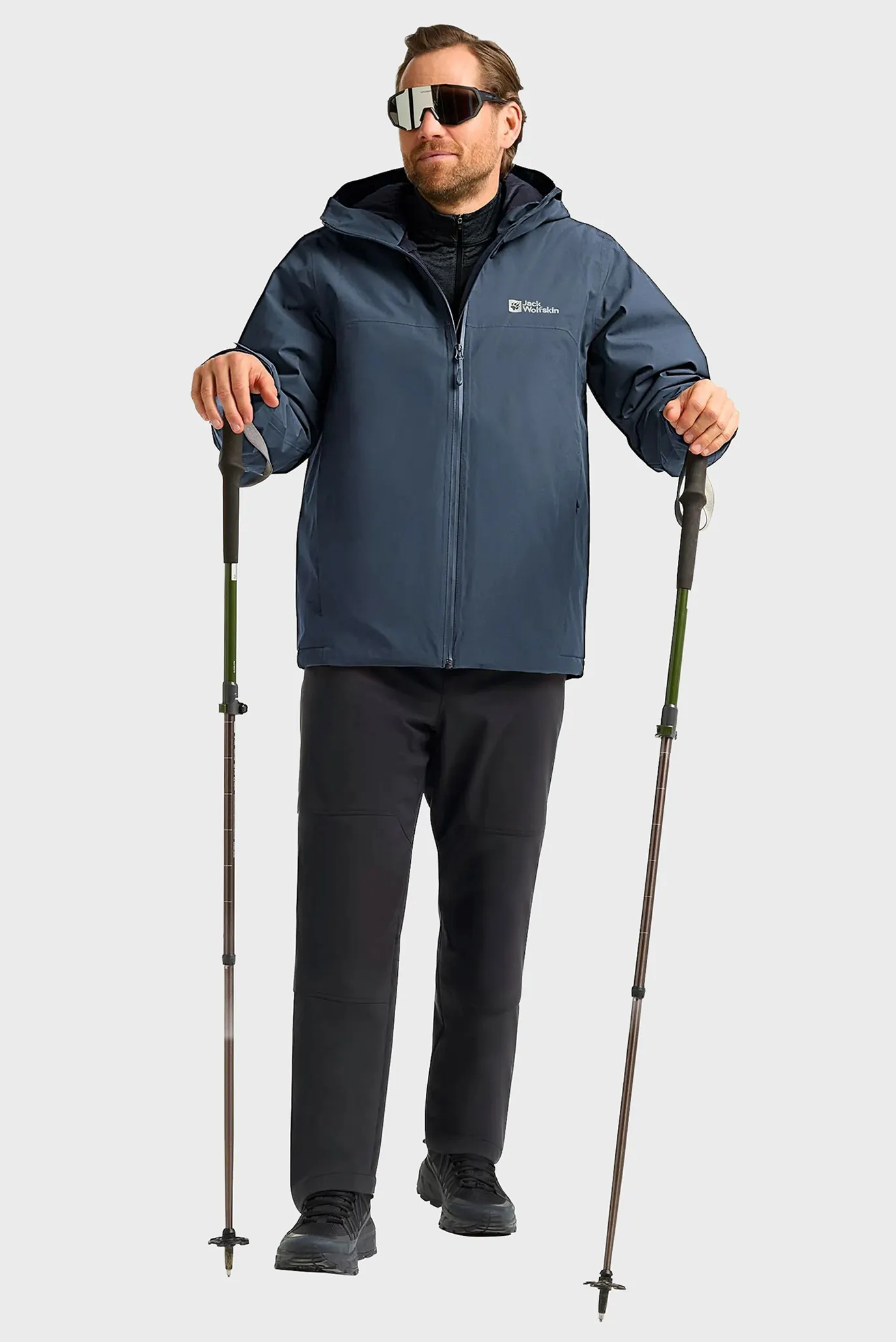 Мужская темно-синяя куртка 2