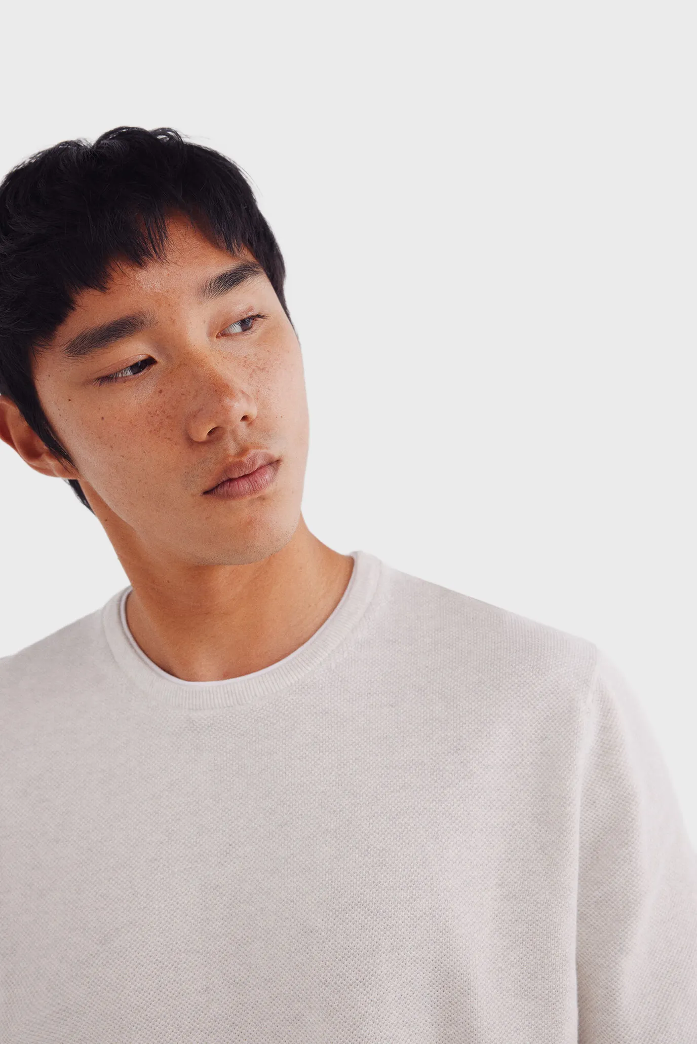 Мужской светло-серый джемпер 4