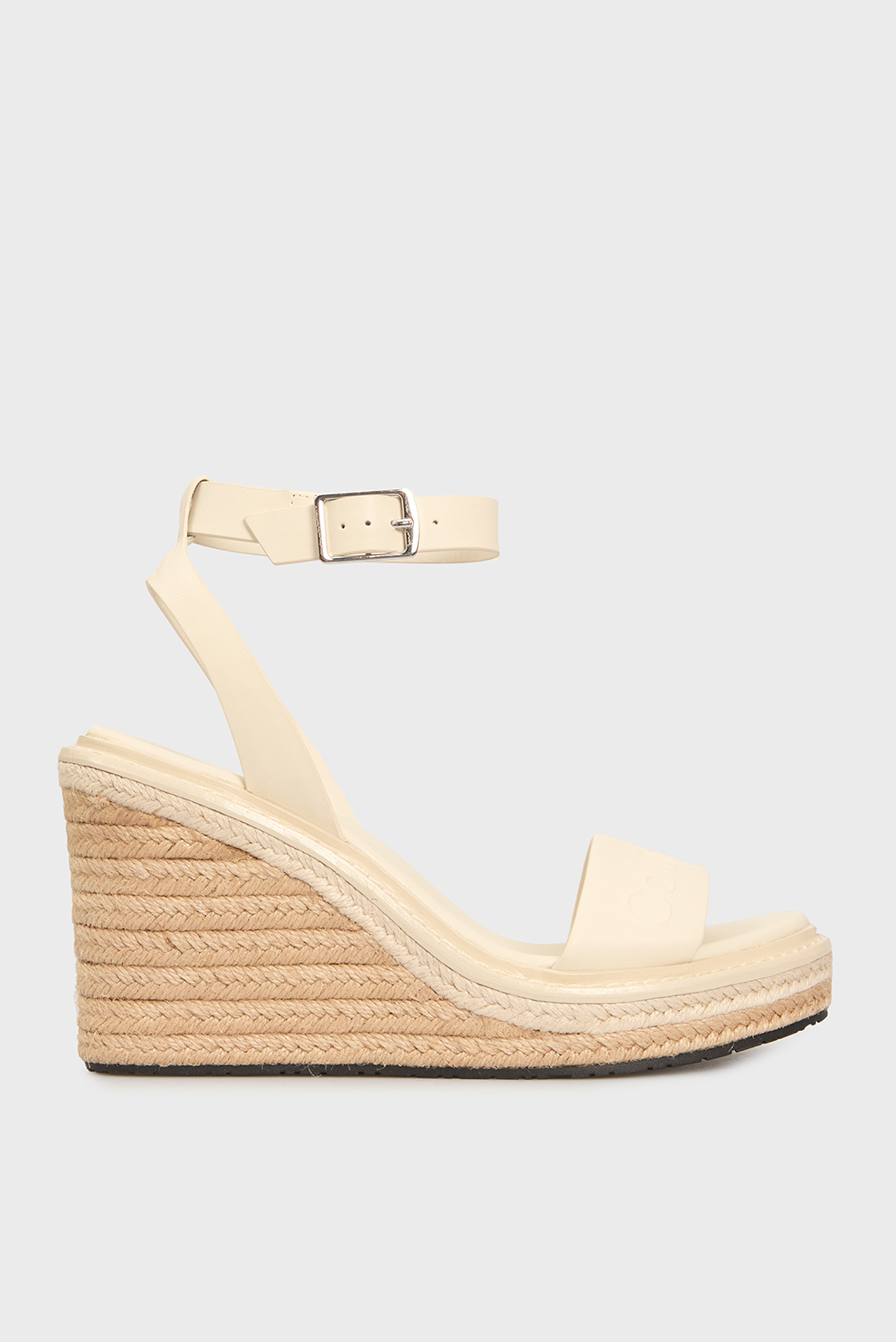Женские белые кожаные босоножки WEDGE SANDAL 70 - HE Белый 38 Calvin Klein HW0HW02376 Женские белые кожаные босоножки WEDGE SANDAL 70 - HE Белый 38 Calvin Klein HW0HW02376