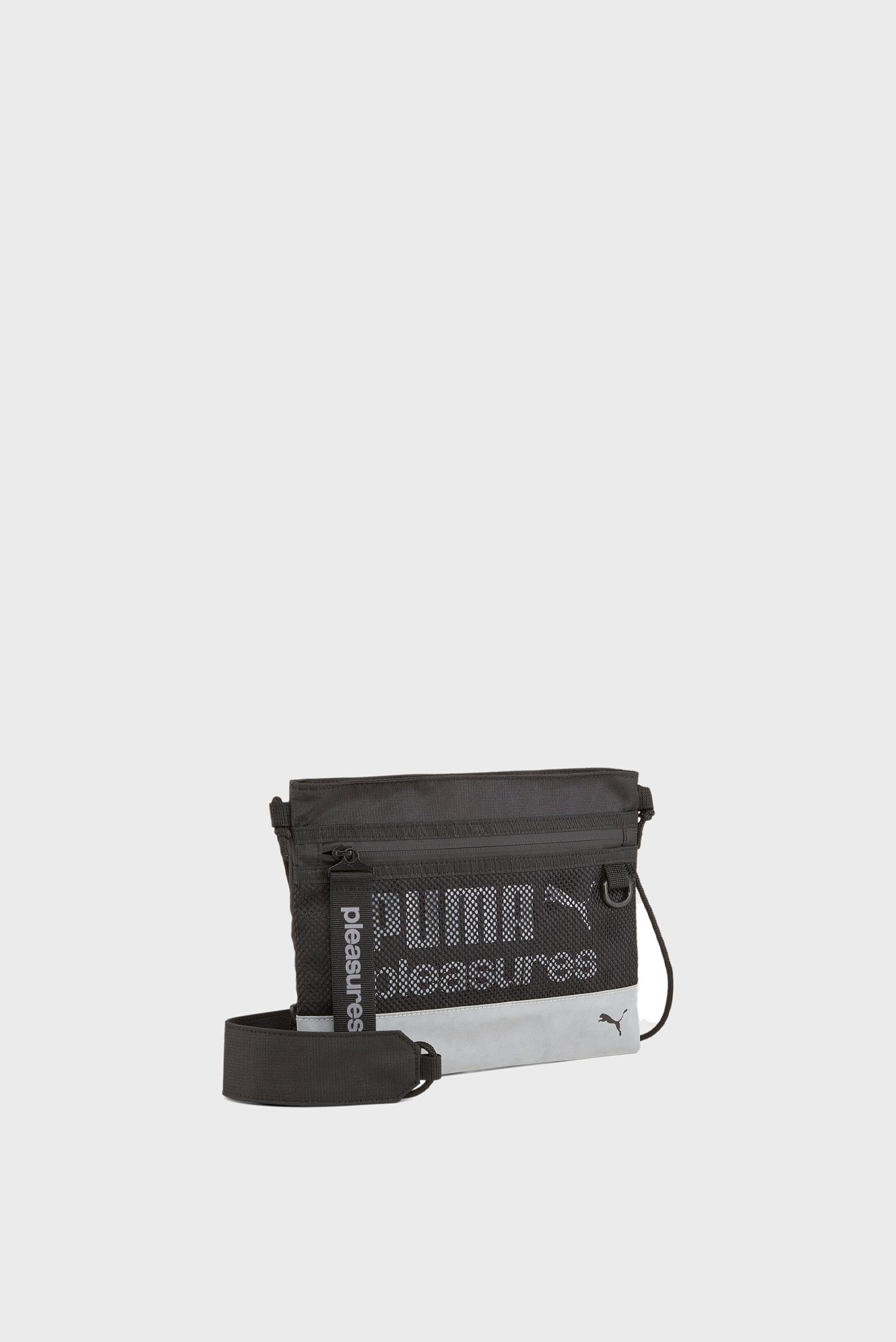 Мужская черная сумка PUMA x PLEASURES Cross Body Bag 1