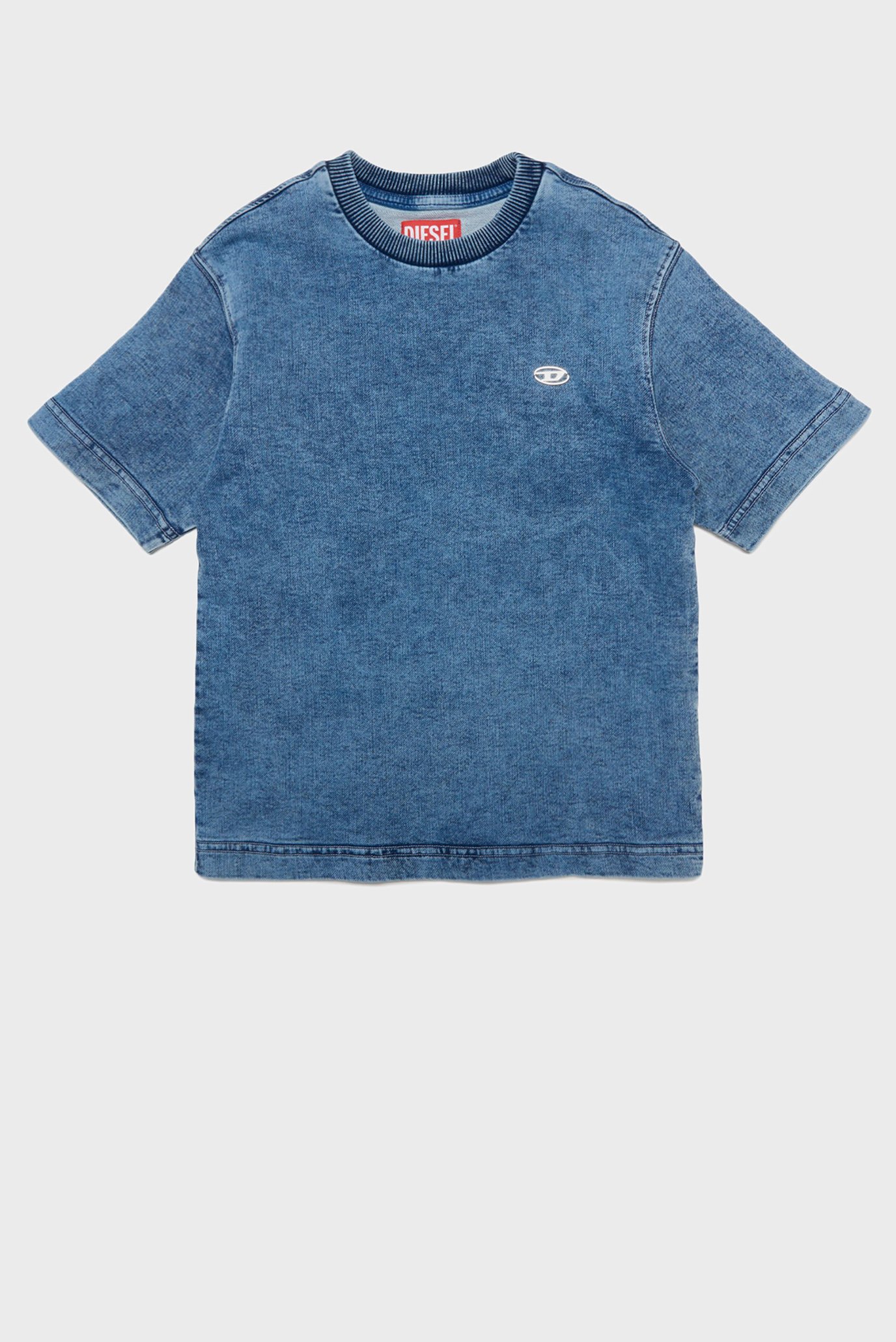 Детская синяя джинсовая футболка TBIGGOR-NE-OVER JJJ T-SHIRT 1