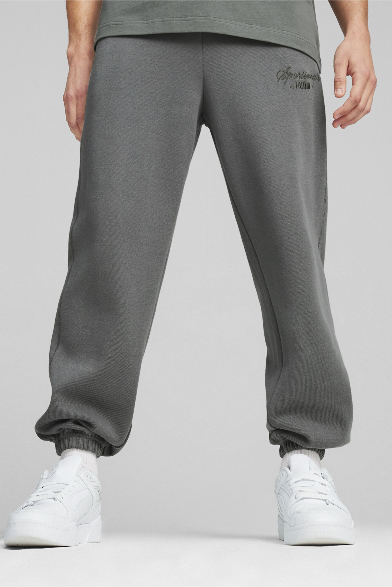 Чоловічі сірі спортивні штани CLASSICS+ Men's Sweatpants 1