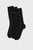 Мужские черные носки (3 пары) CK LOGO LUX CARDBOARD GIFTBOX