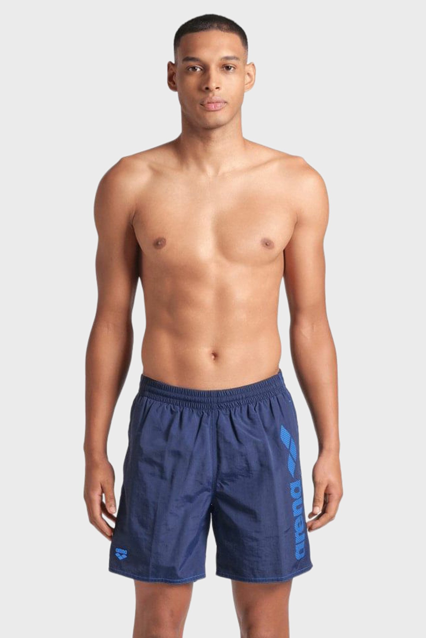 Мужские синие плавательные шорты LOGOTYPE BEACH BOXER Синий L Arena 009102-781 Мужские синие плавательные шорты LOGOTYPE BEACH BOXER Синий L Arena 009102-781
