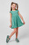 Детское зеленое платье