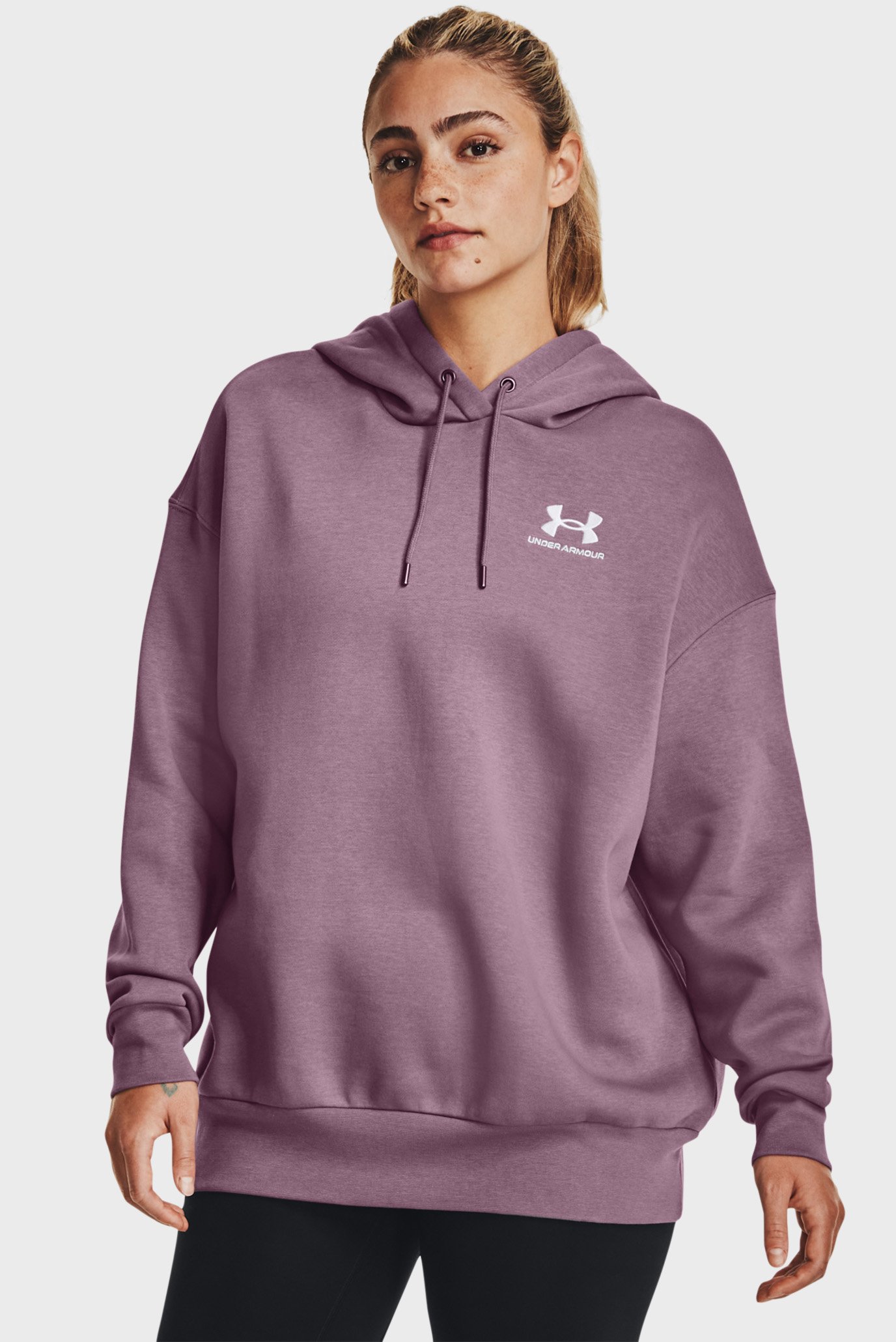 Женское фиолетовое худи Essential Flc OS Hoodie 1