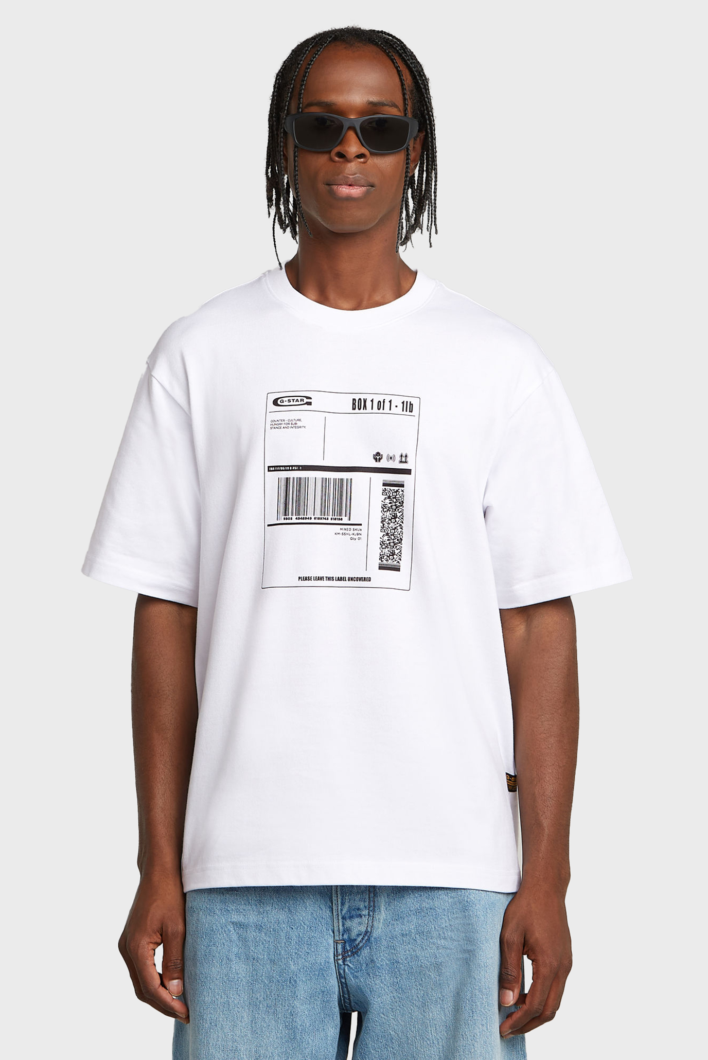 Мужская белая футболка Shipping Белый XL G-Star RAW D26052,D959 Мужская белая футболка Shipping Белый XL G-Star RAW D26052,D959