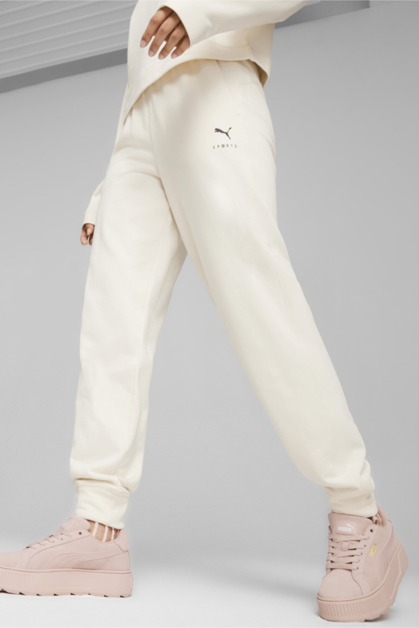 Жіночі білі спортивні штани BETTER SPORTSWEAR Women's Sweatpants 1