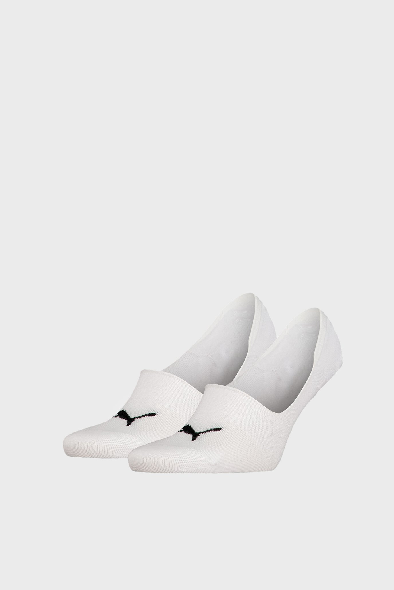 Белые следы (2 пары) PUMA FOOTIE 2P UNISEX 1