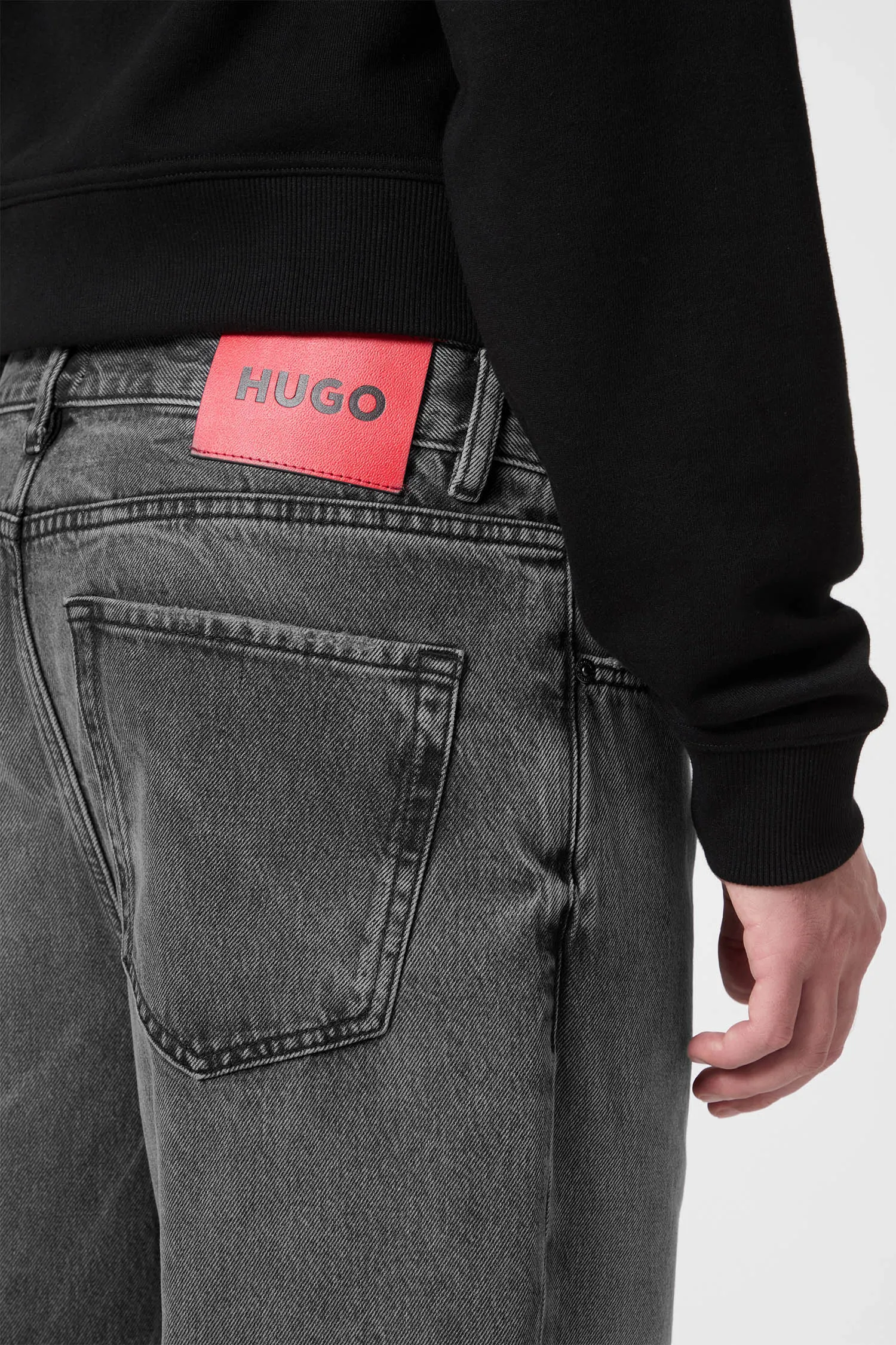 Чоловічі сірі джинси 4