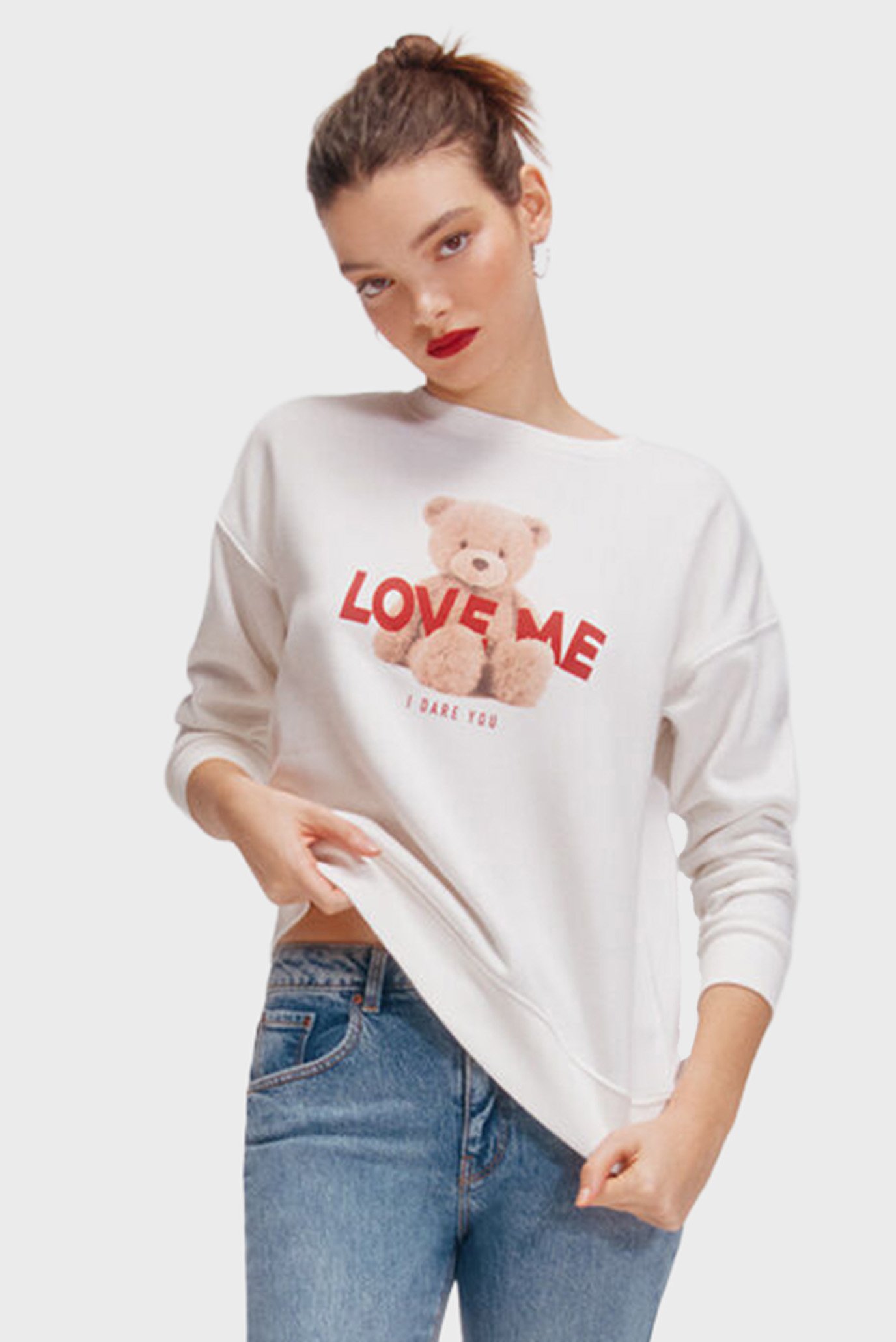 Женский белый свитшот Love me Белый S SPRINGFIELD 1089731 Женский белый свитшот Love me Белый S SPRINGFIELD 1089731