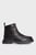 Мужские черные кожаные ботинки TJM LACE UP BOOT