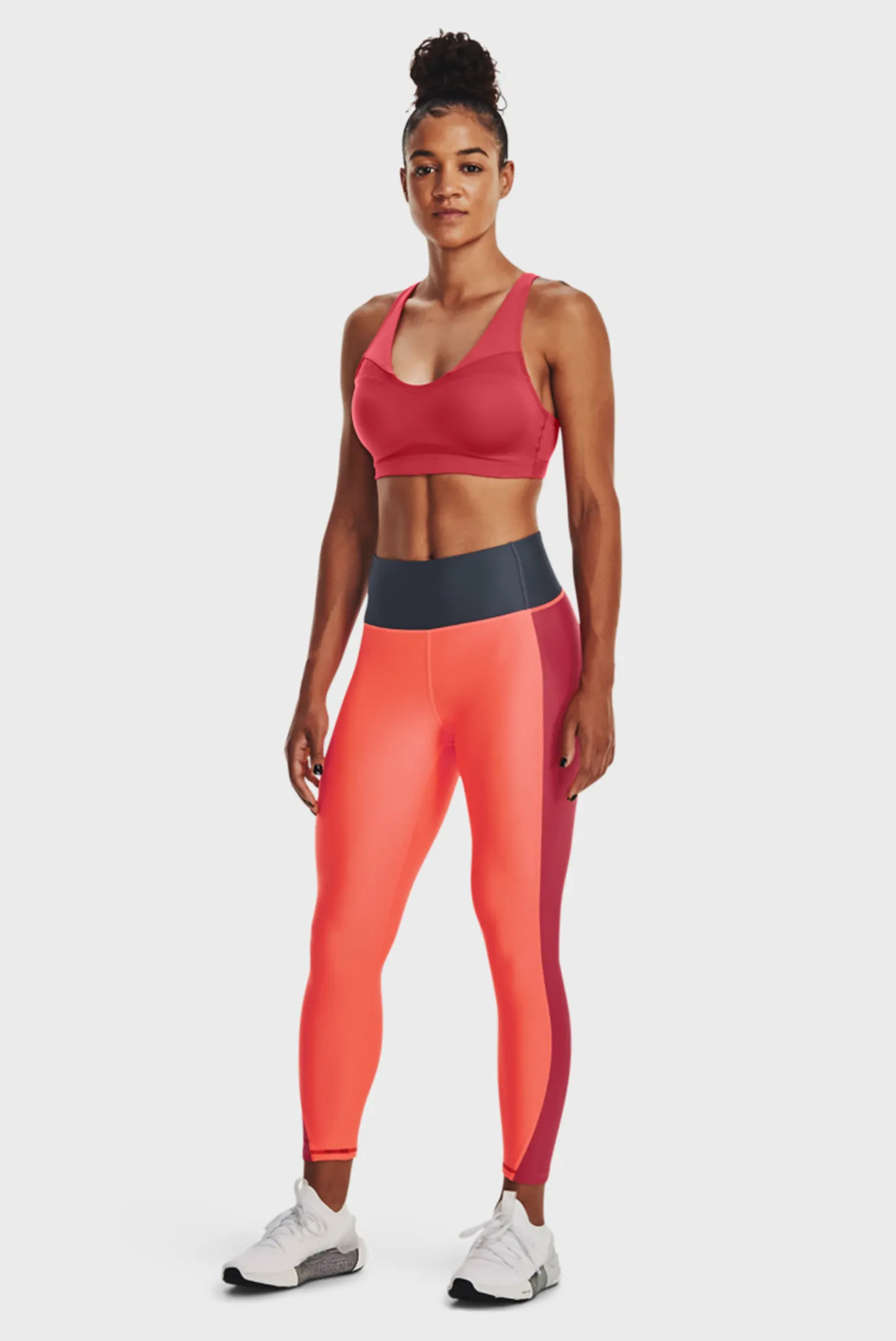 Жіночі коралові тайтси Armour Blocked Ankle Legging 2