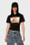Жіноча чорна футболка T-REGS-N3 MAGLIETTA
