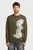 Мужской оливковый джемпер Sprayed 89
