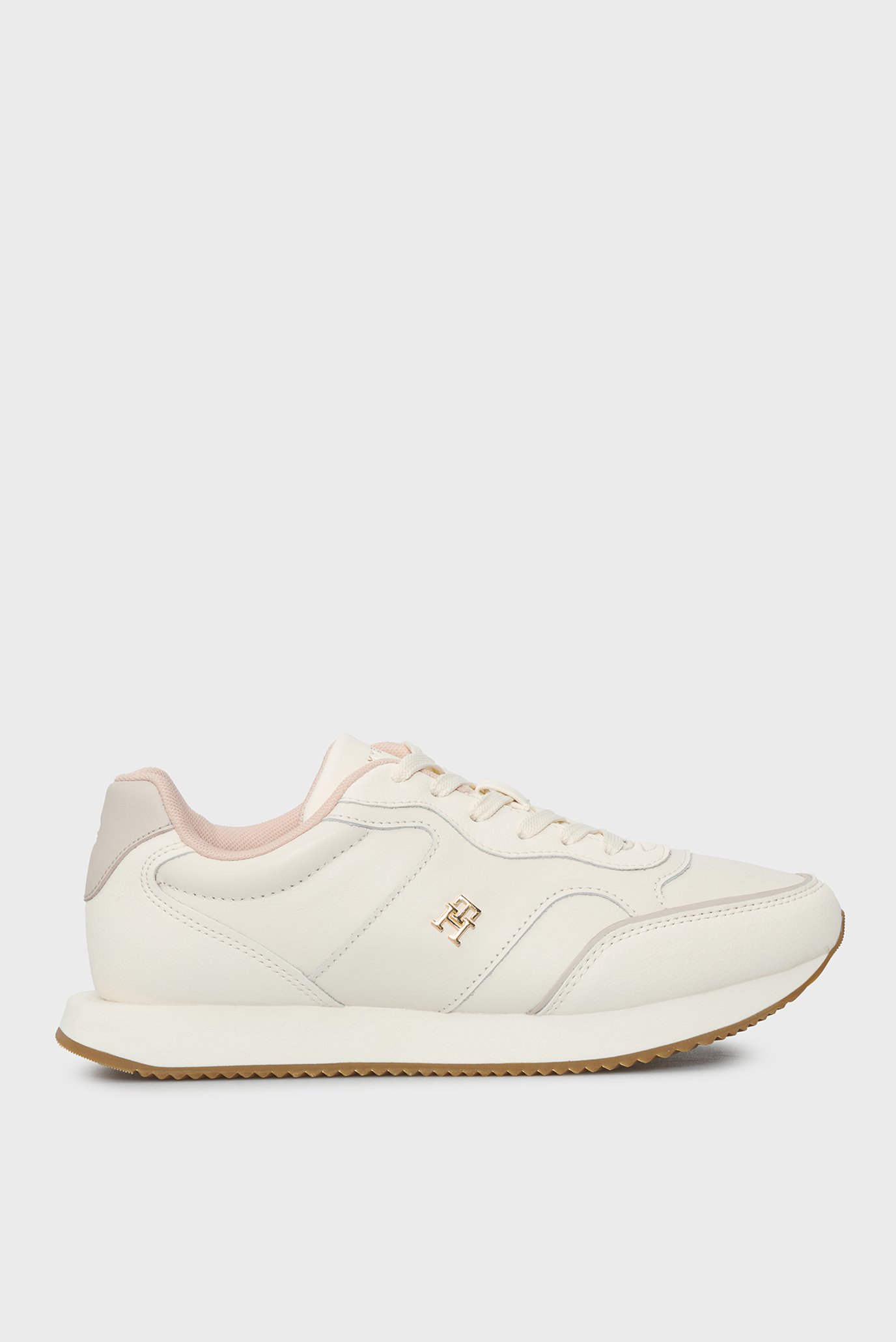 Женские бежевые кожаные кроссовки RUNNER Бежевый 36 Tommy Hilfiger FW0FW08696 Женские бежевые кожаные кроссовки RUNNER Бежевый 36 Tommy Hilfiger FW0FW08696