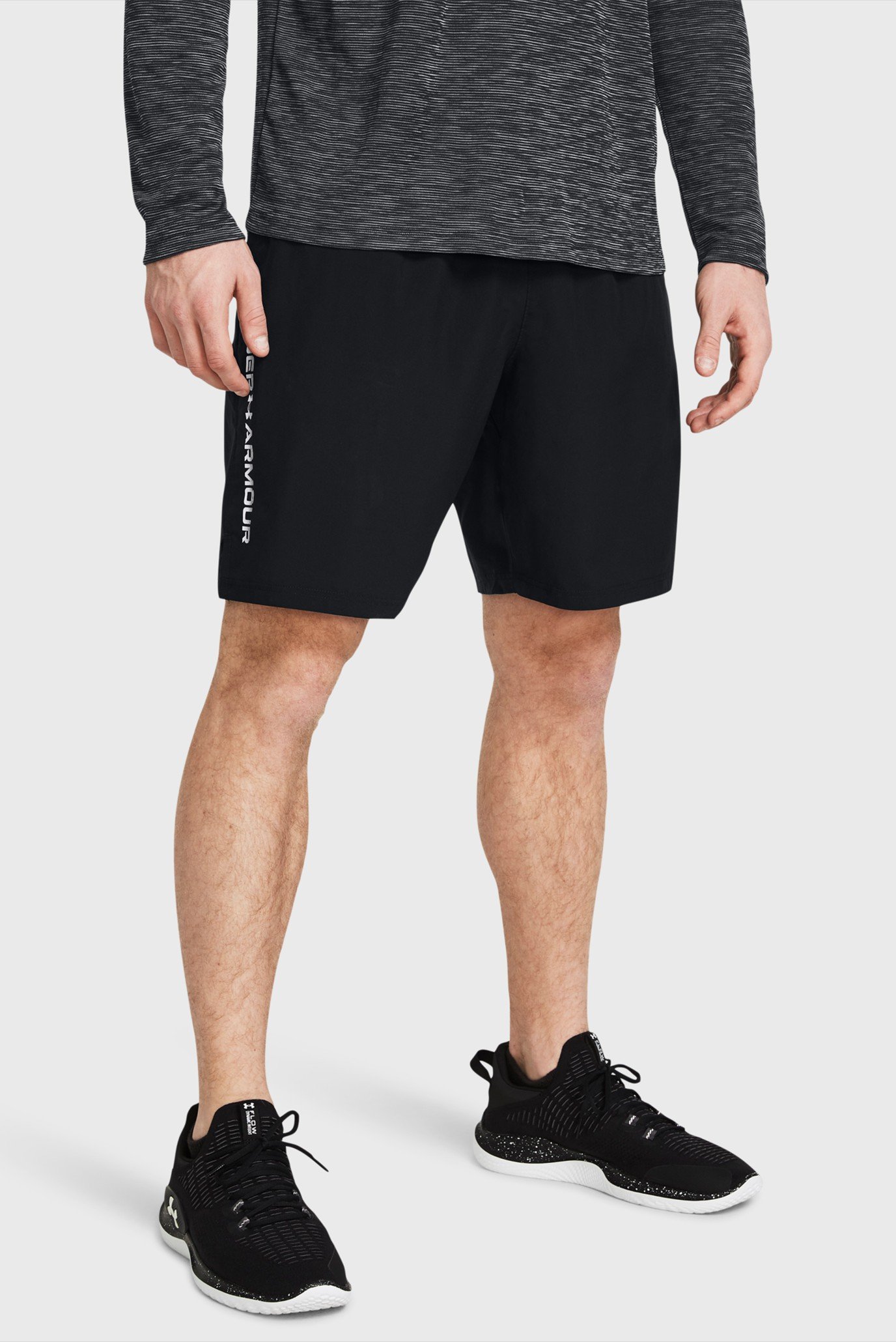 Чоловічі чорні шорти UA Woven Wdmk Shorts 1