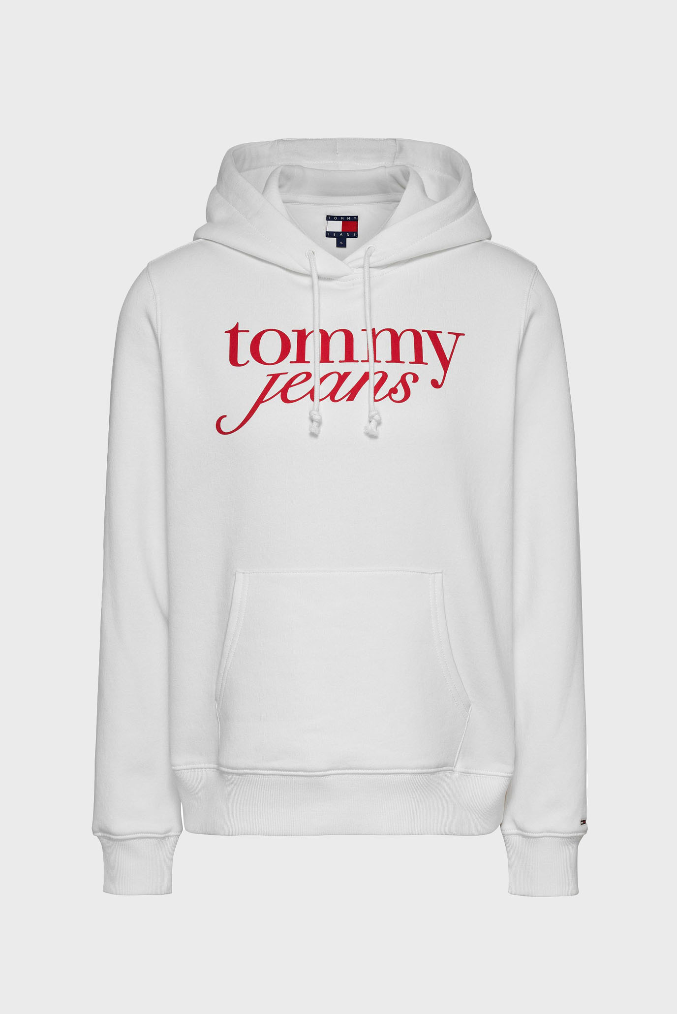 Женское белое худи TJW REG ESS LOGO HOODIE EXT 1