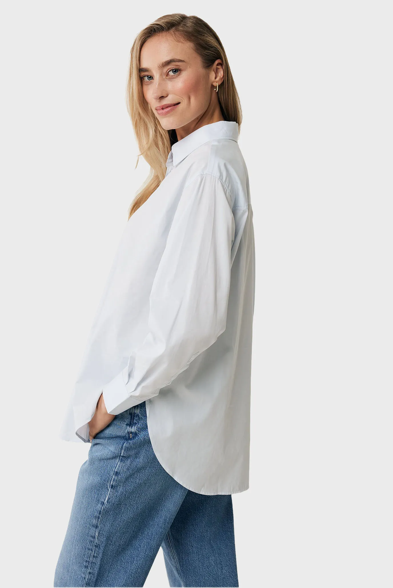 Жіноча блакитна сорочка JOYCE 3