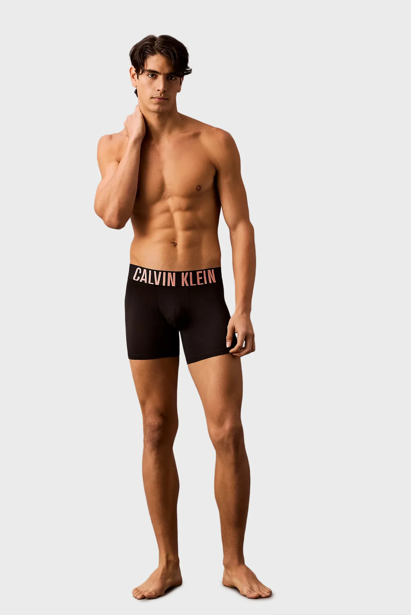 Мужские черные боксеры (3 шт) BOXER BRIEF 4