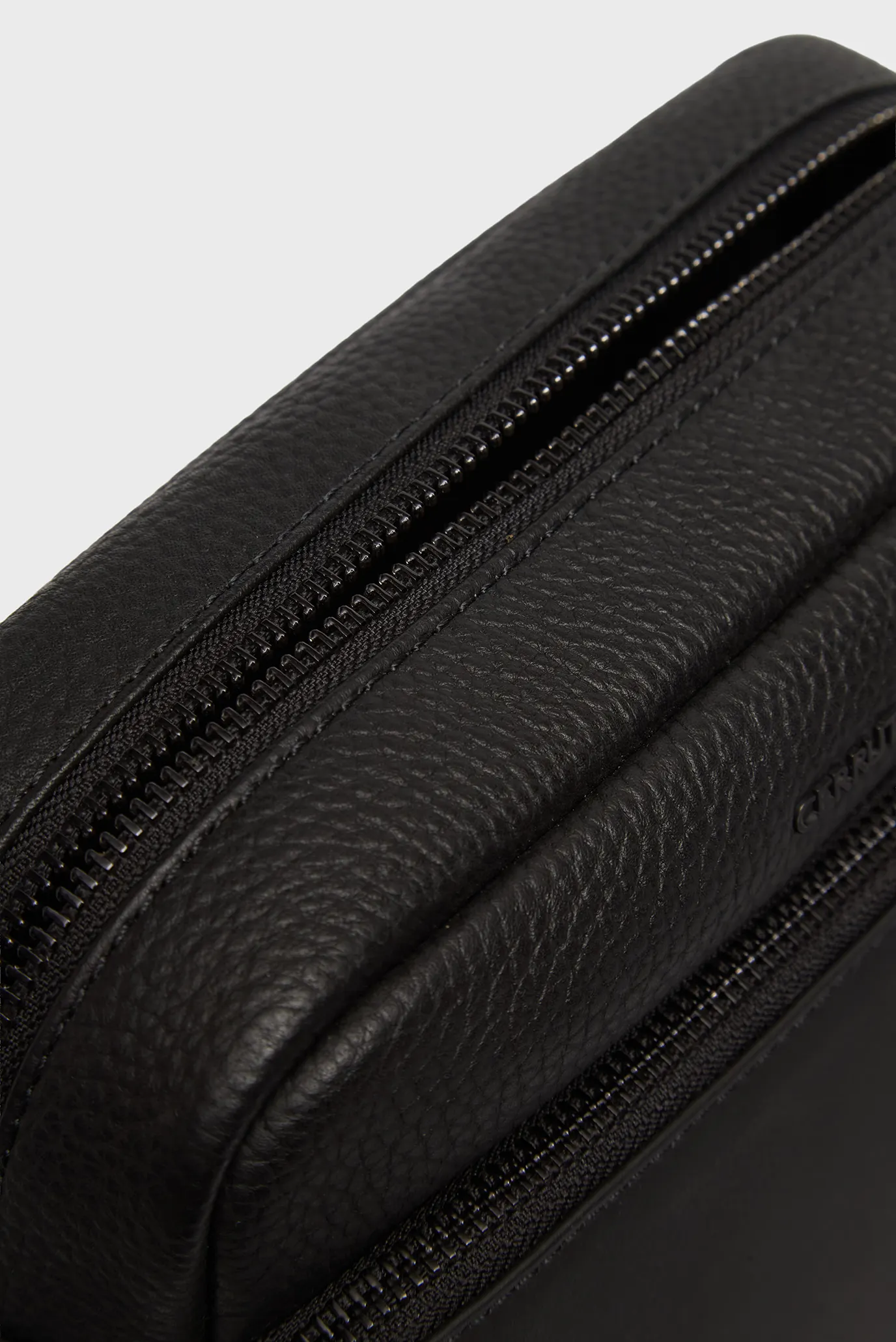 Чоловіча чорна шкіряна сумка SCOTT 2