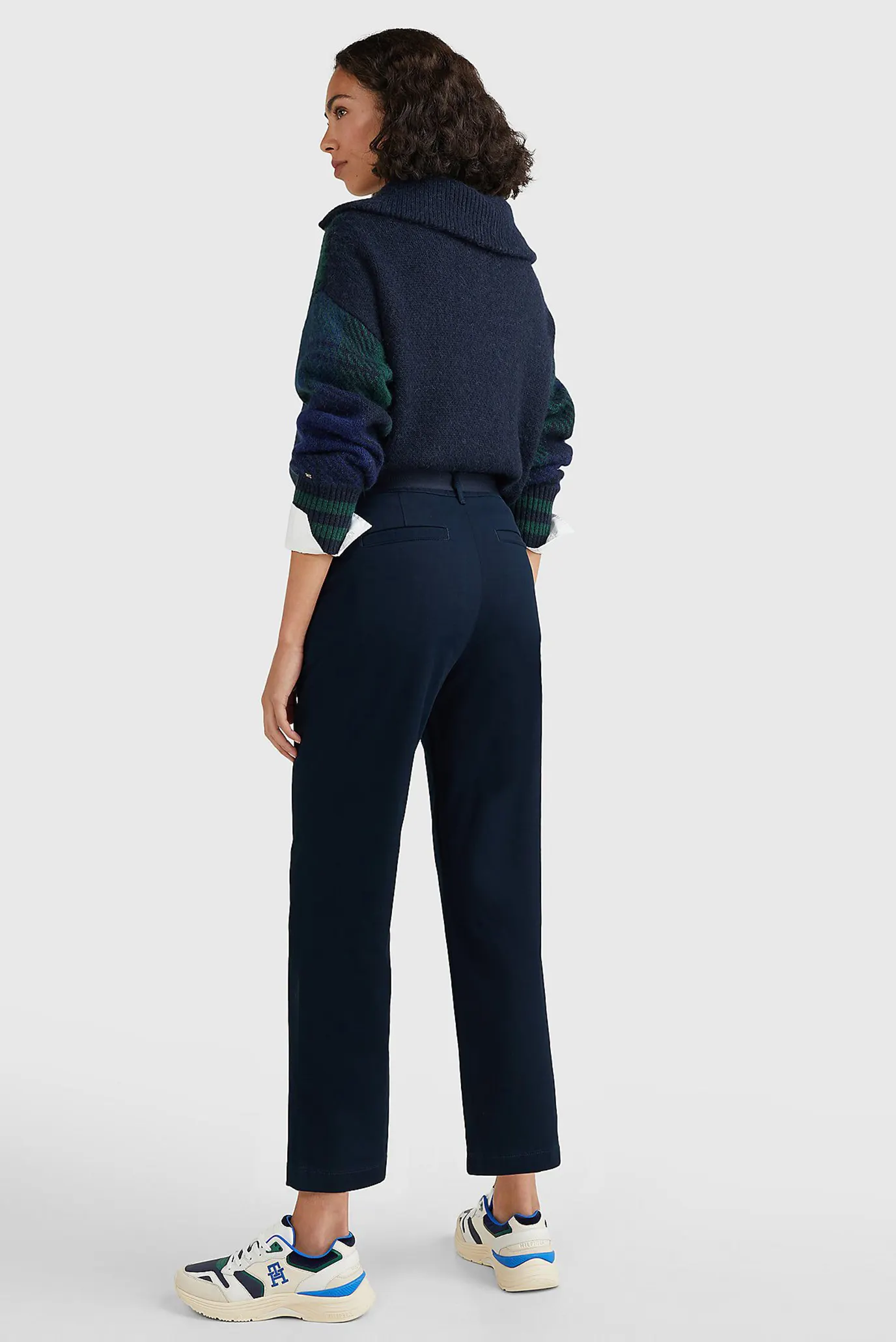 Жіночі темно-сині брюки 3