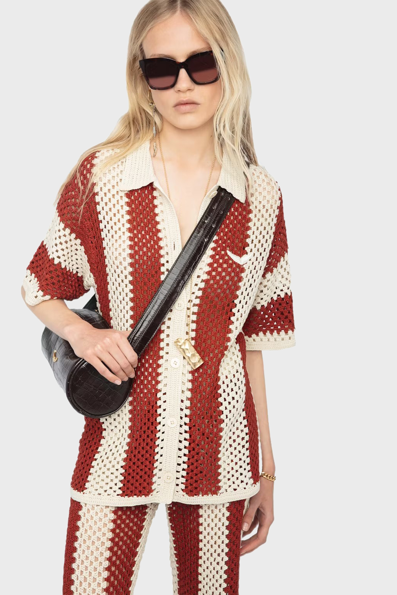Женская рубашка в полоску Ciara Разноцветный M ZADIG&VOLTAIRE KWTO01125_JUDO Женская рубашка в полоску Ciara Разноцветный M ZADIG&VOLTAIRE KWTO01125_JUDO