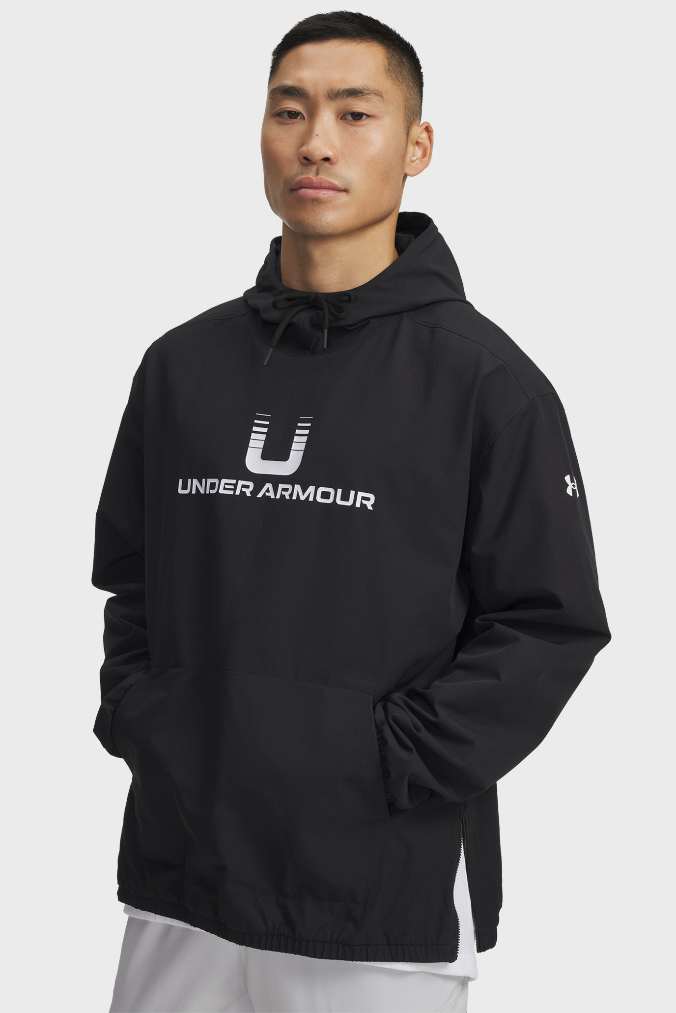 Мужское черное худи UA Unstoppable Wvn Hoodie Черный XL Under Armour 6003864-001 Мужское черное худи UA Unstoppable Wvn Hoodie Черный XL Under Armour 6003864-001