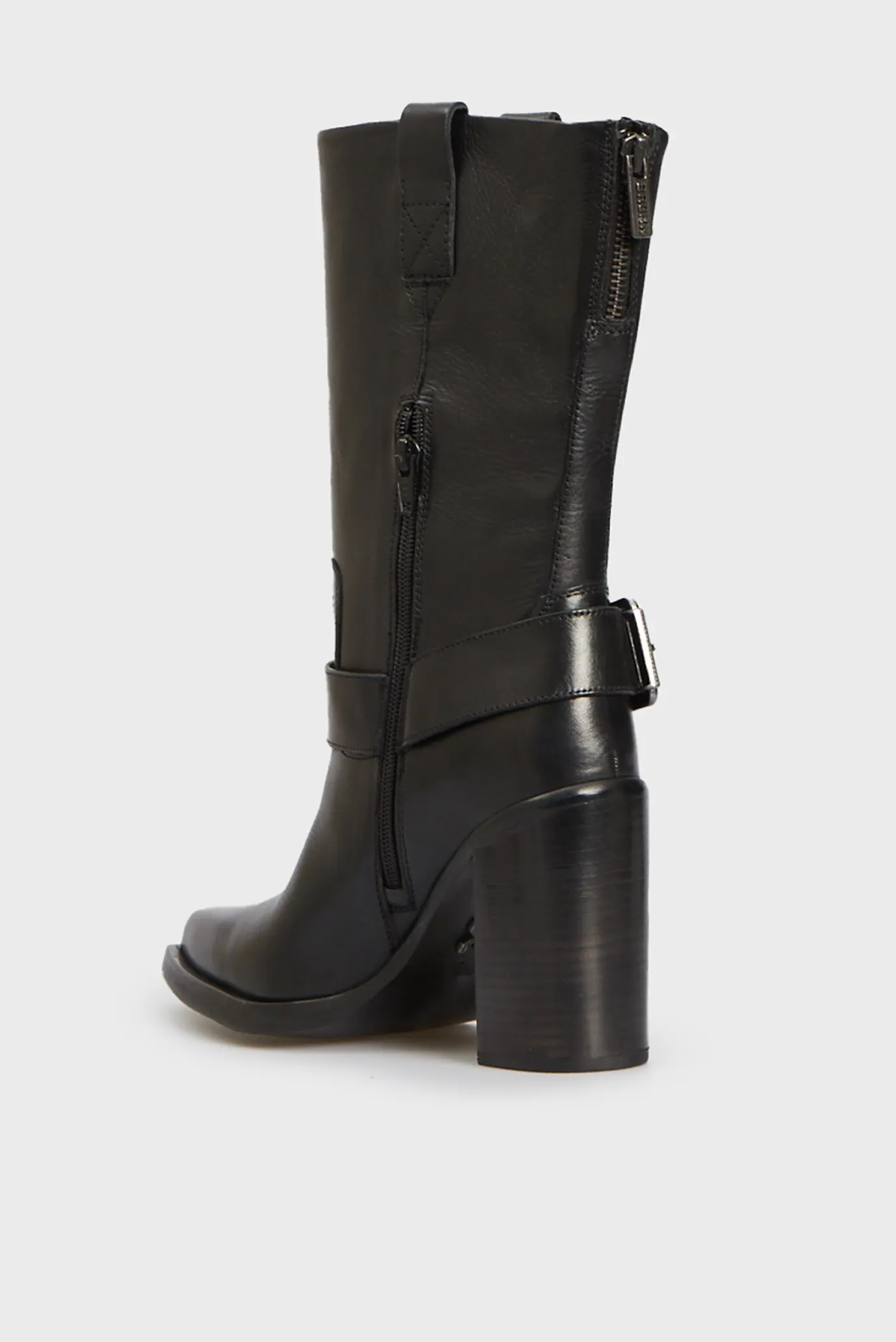 Женские черные кожаные ботильоны Mya-Mae 5