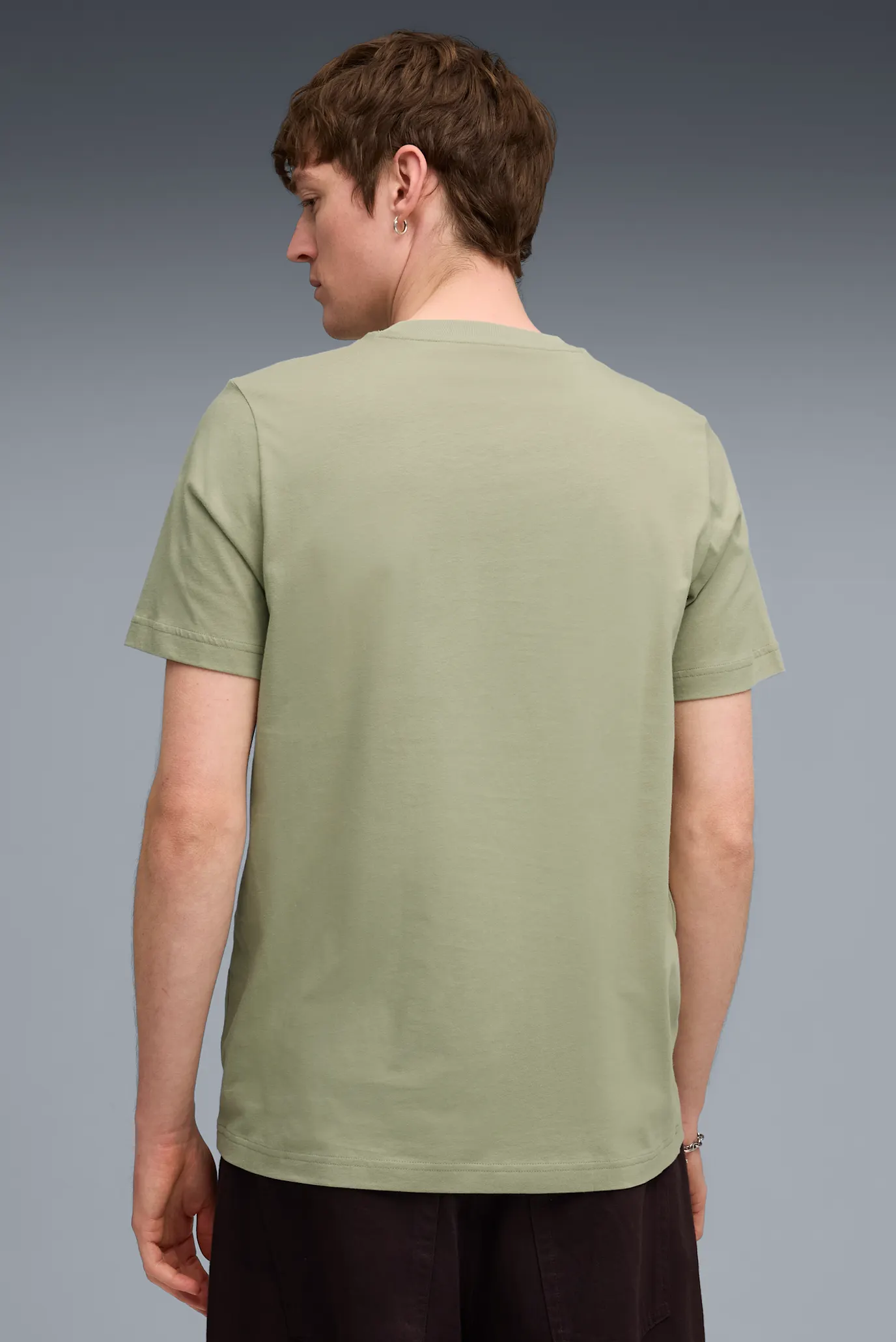 Мужская оливковая футболка ESS No. 1 Logo Tee Men 3