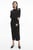 Жіноча чорна сукня ICONIC RIB SHIRT