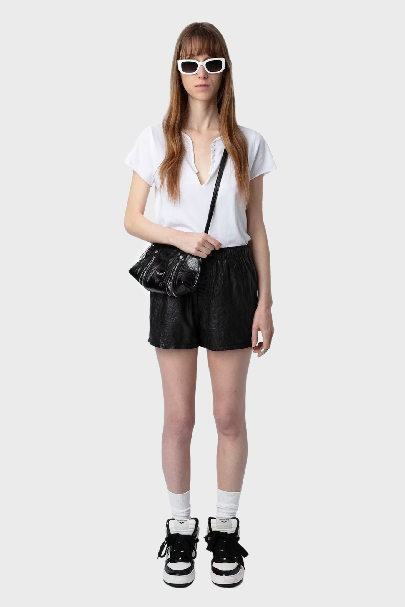 Женское белое поло Tuni Белый M ZADIG&VOLTAIRE JWTN00447_BLANCFW25 Женское белое поло Tuni Белый M ZADIG&VOLTAIRE JWTN00447_BLANCFW25