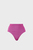 Женский розовые трусики от купальника PUMA Swim Ribbed High Waist Women's Bikini Bottom