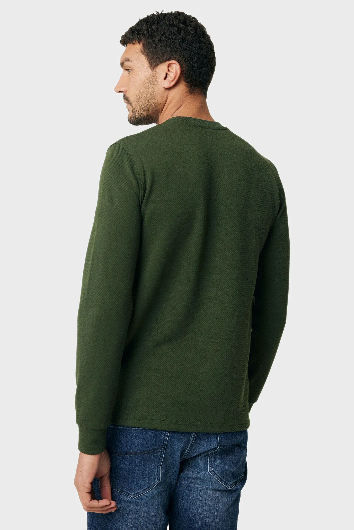 Мужской зеленый свитшот 3