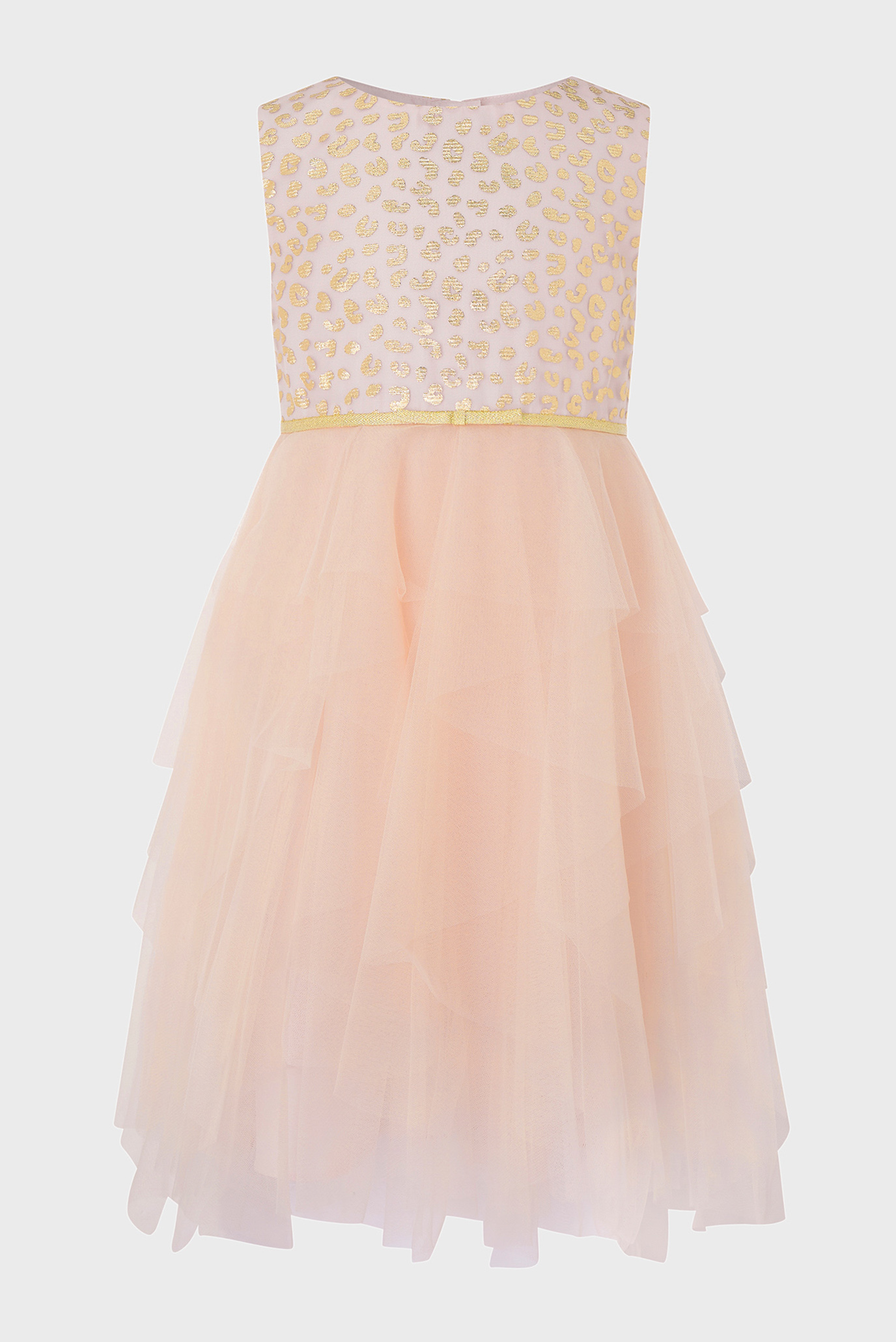 Детское розовое платье KATRIONA LEOPARD PRINT 1