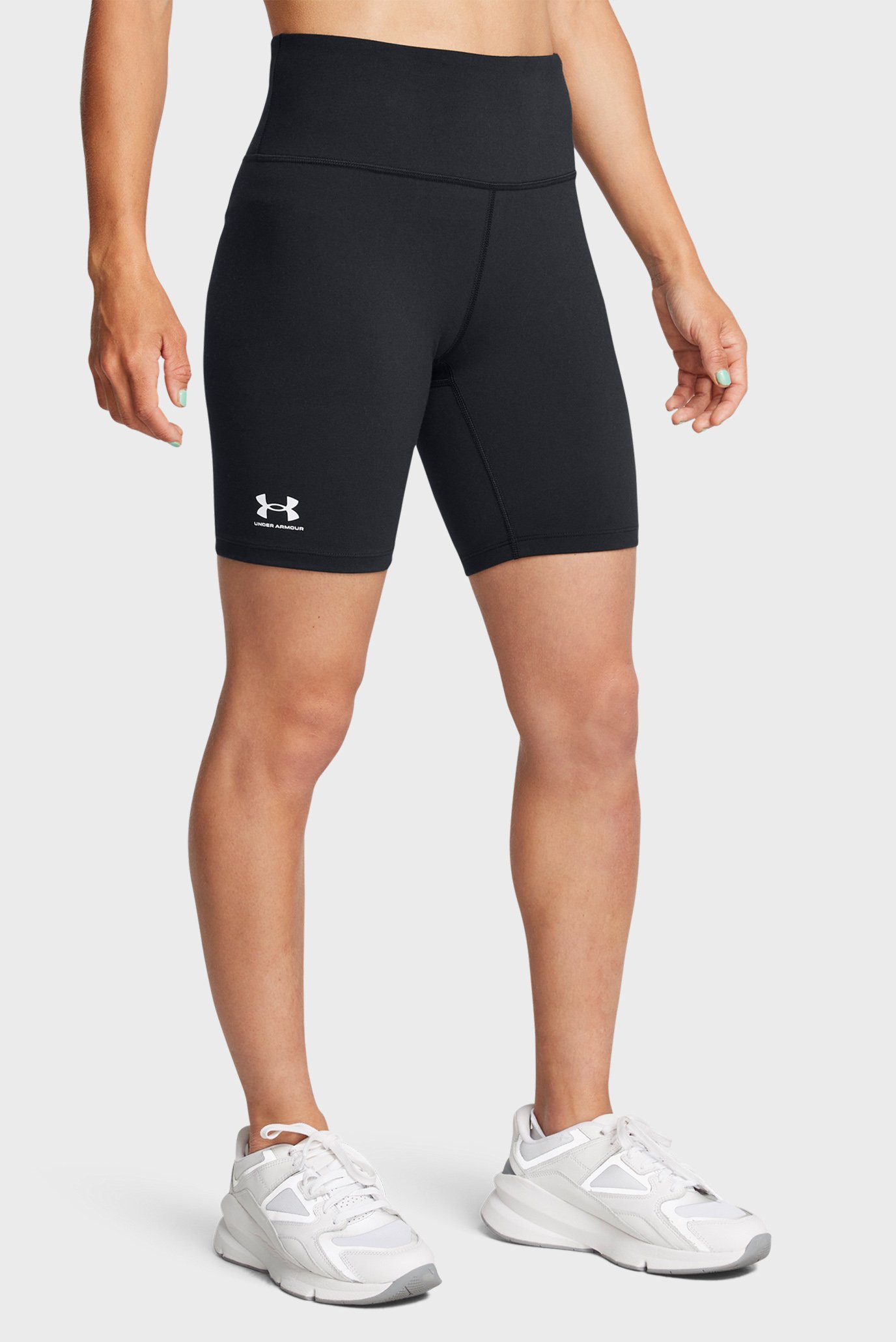 Женские черные велосипедки Campus 7in Short Черный M Under Armour 1386703-001 Женские черные велосипедки Campus 7in Short Черный M Under Armour 1386703-001
