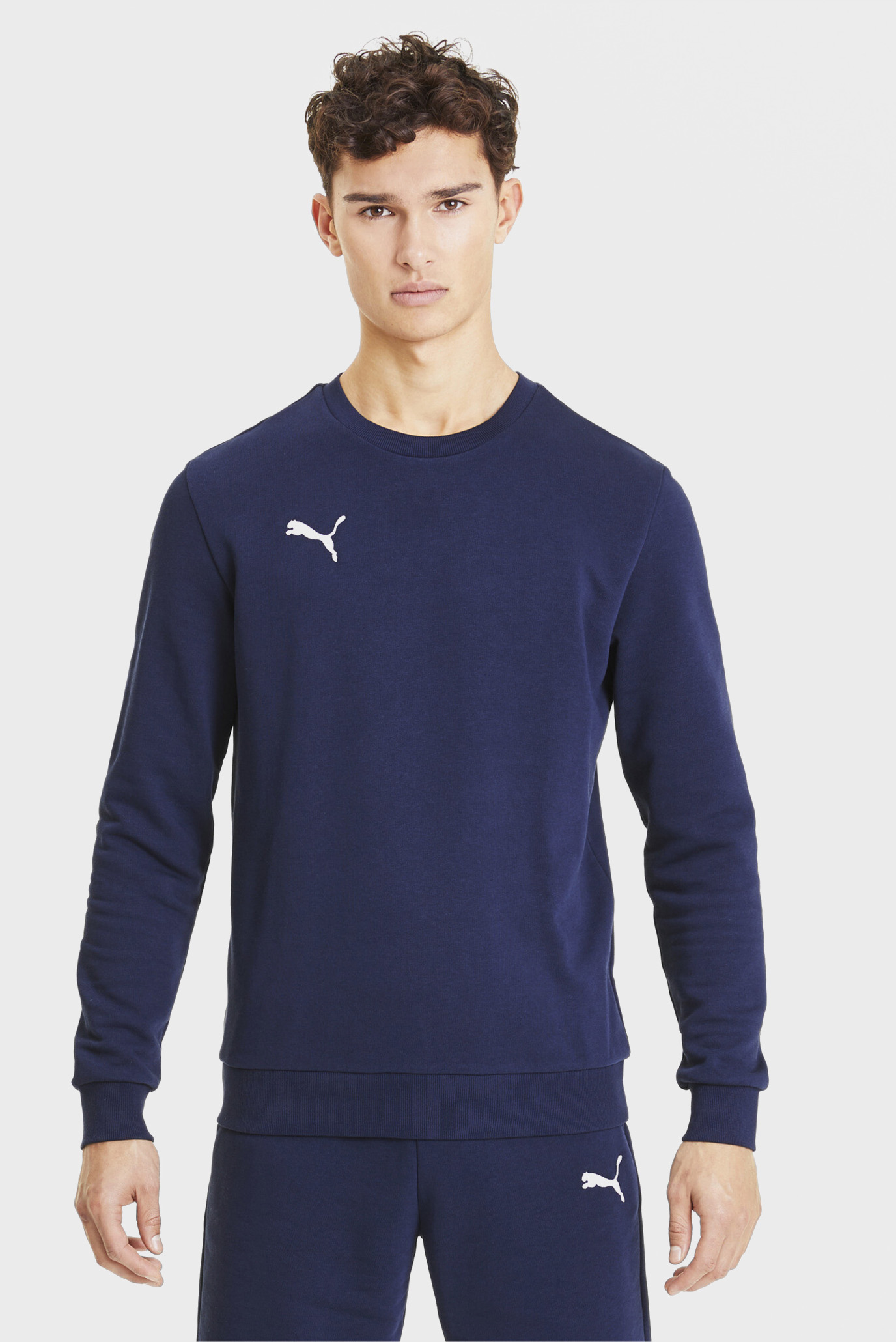 Чоловічий темно-синій світшот GOAL Casuals Men's Sweater 1