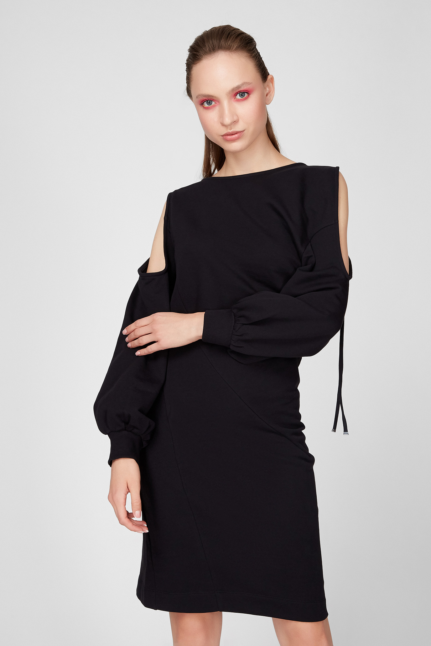 Женское черное платье D-REVERT 1
