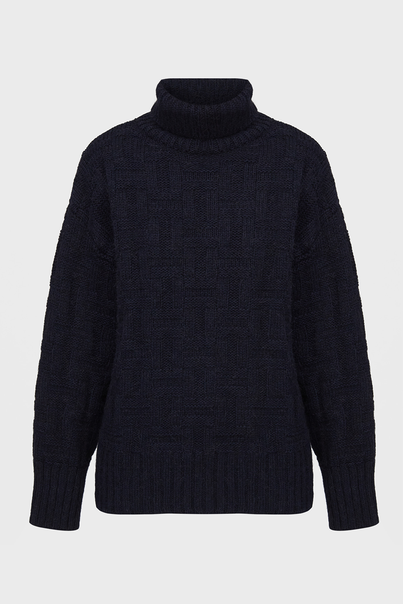 Женский темно-синий свитер 1