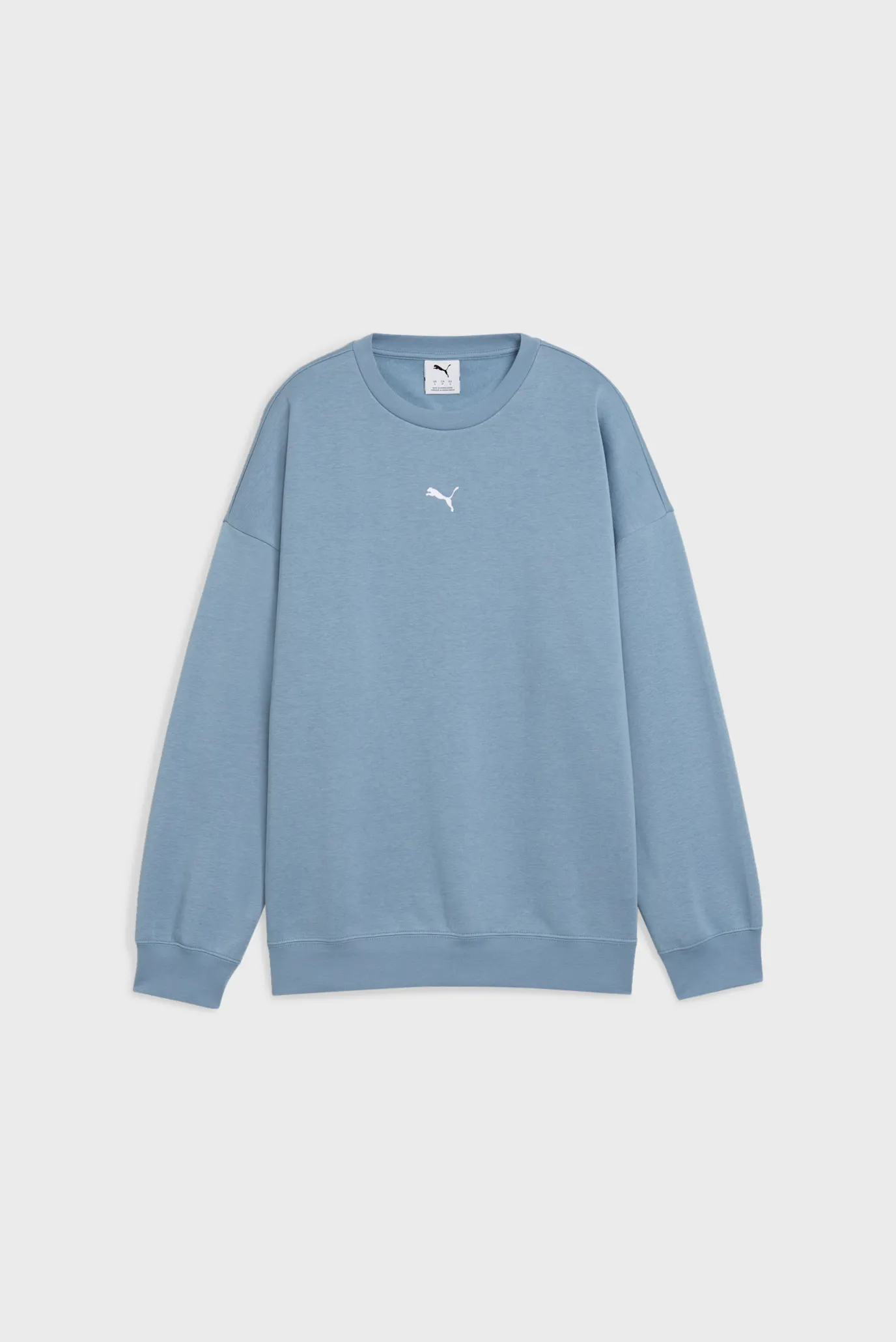 Жіночий блакитний світшот Essentials Oversized Crew Women 4