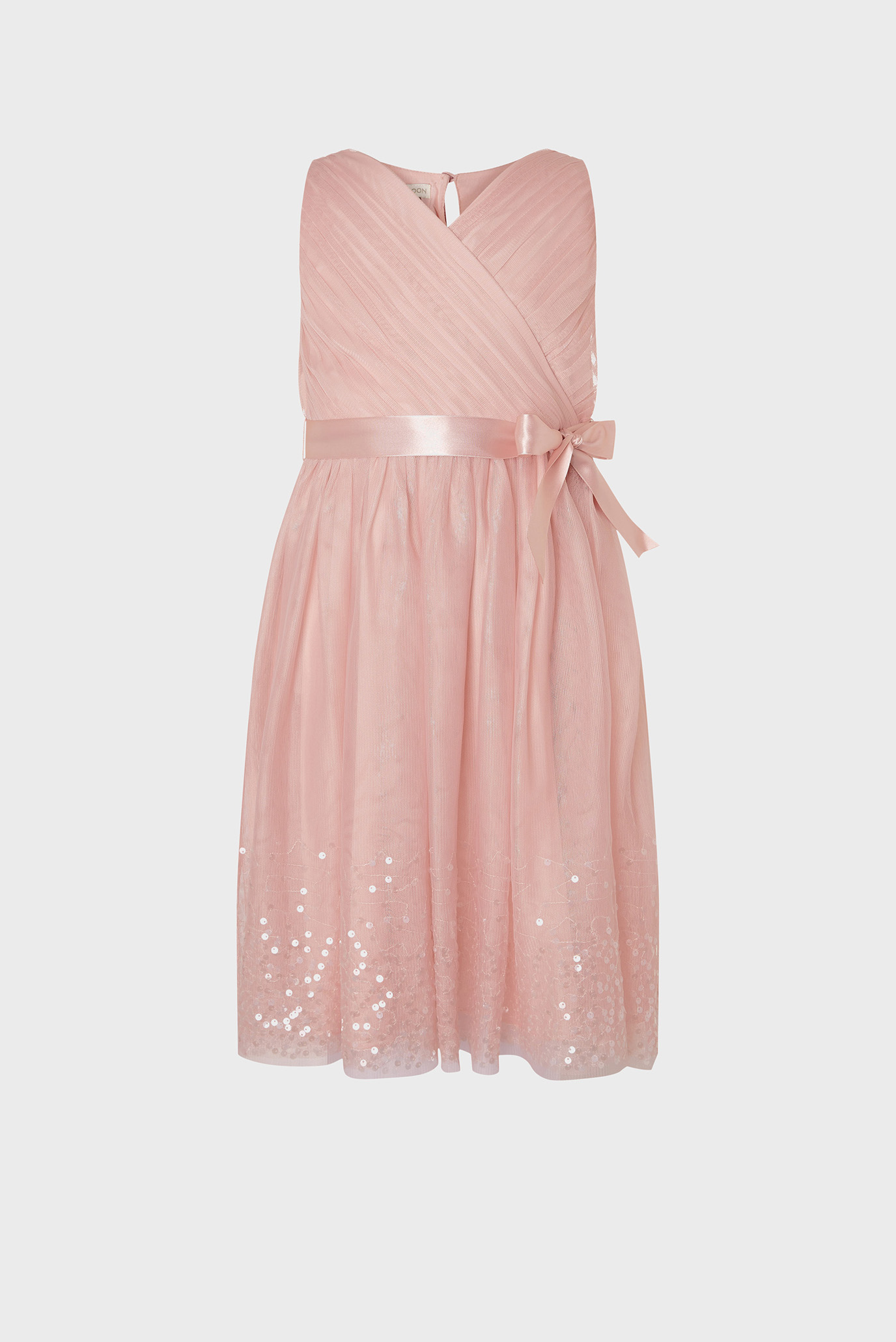 Детское розовое платье LANA SEQUIN PINK 1