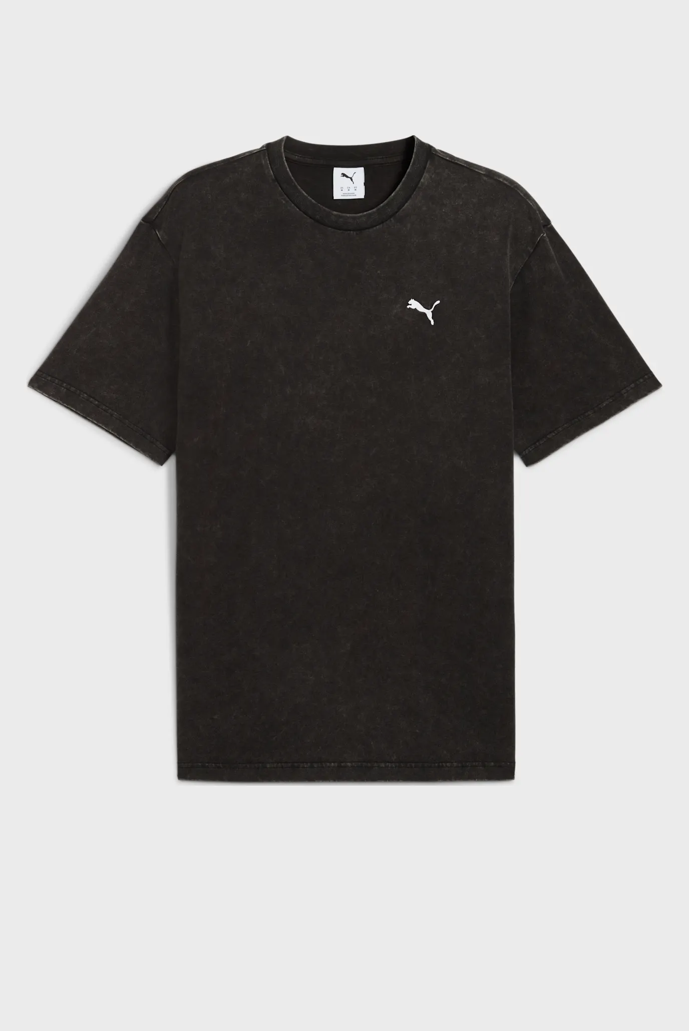 Мужская черная футболка Essentials Elevated Relaxed Wash Tee Men 4