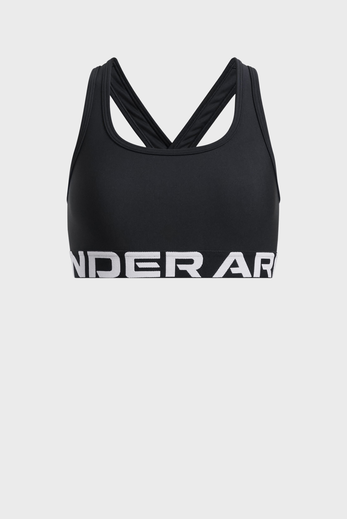 Детский черный спортивный топ G Crossback Bra Черный M Under Armour 1390066-002 Детский черный спортивный топ G Crossback Bra Черный M Under Armour 1390066-002