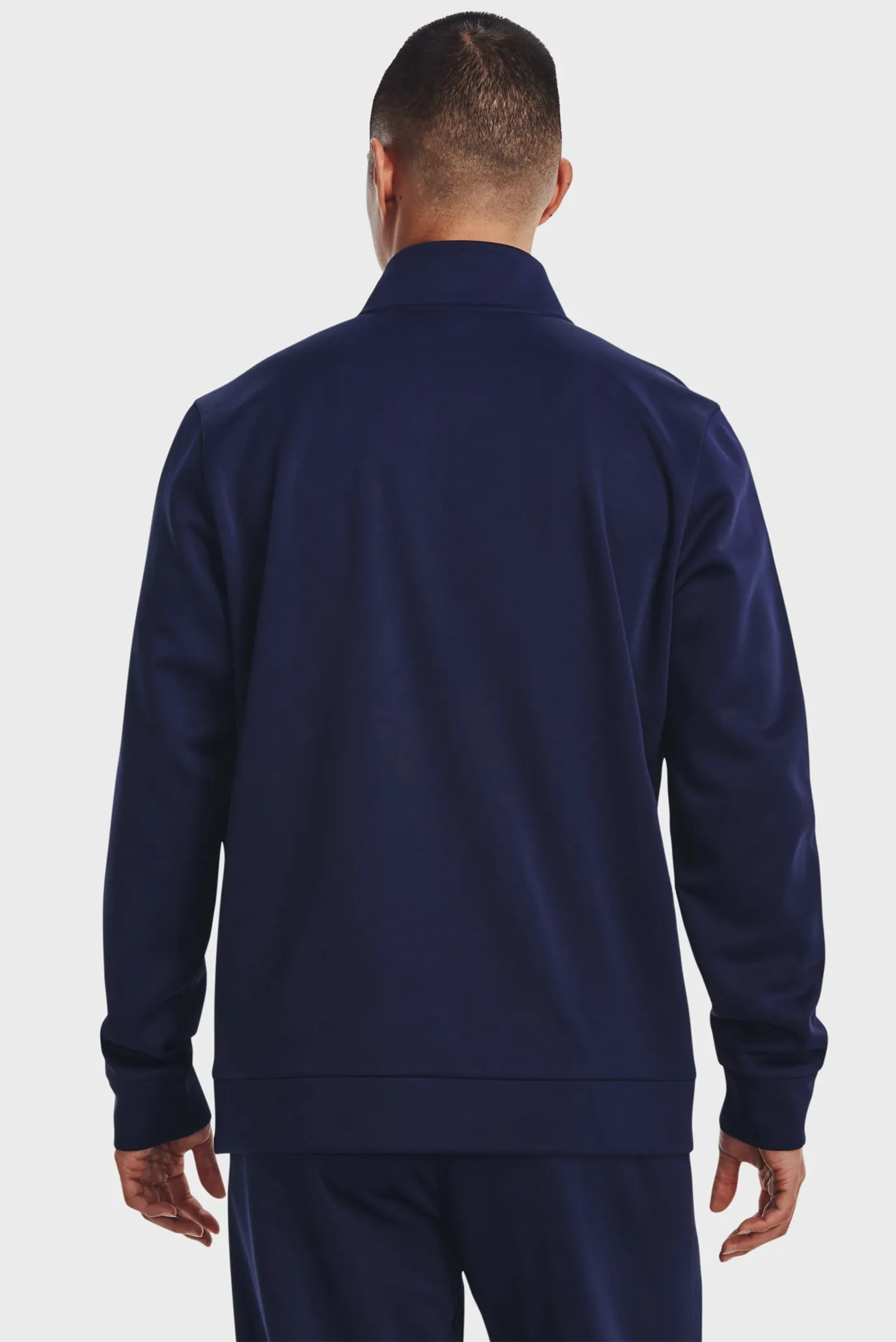 Чоловіча темно-синя спортивна кофта UA Armour Fleece 1/4 Zip 3