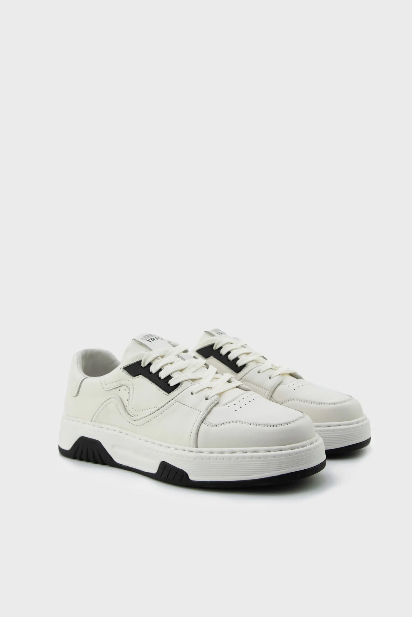 Мужские белые кожаные сникерсы 3